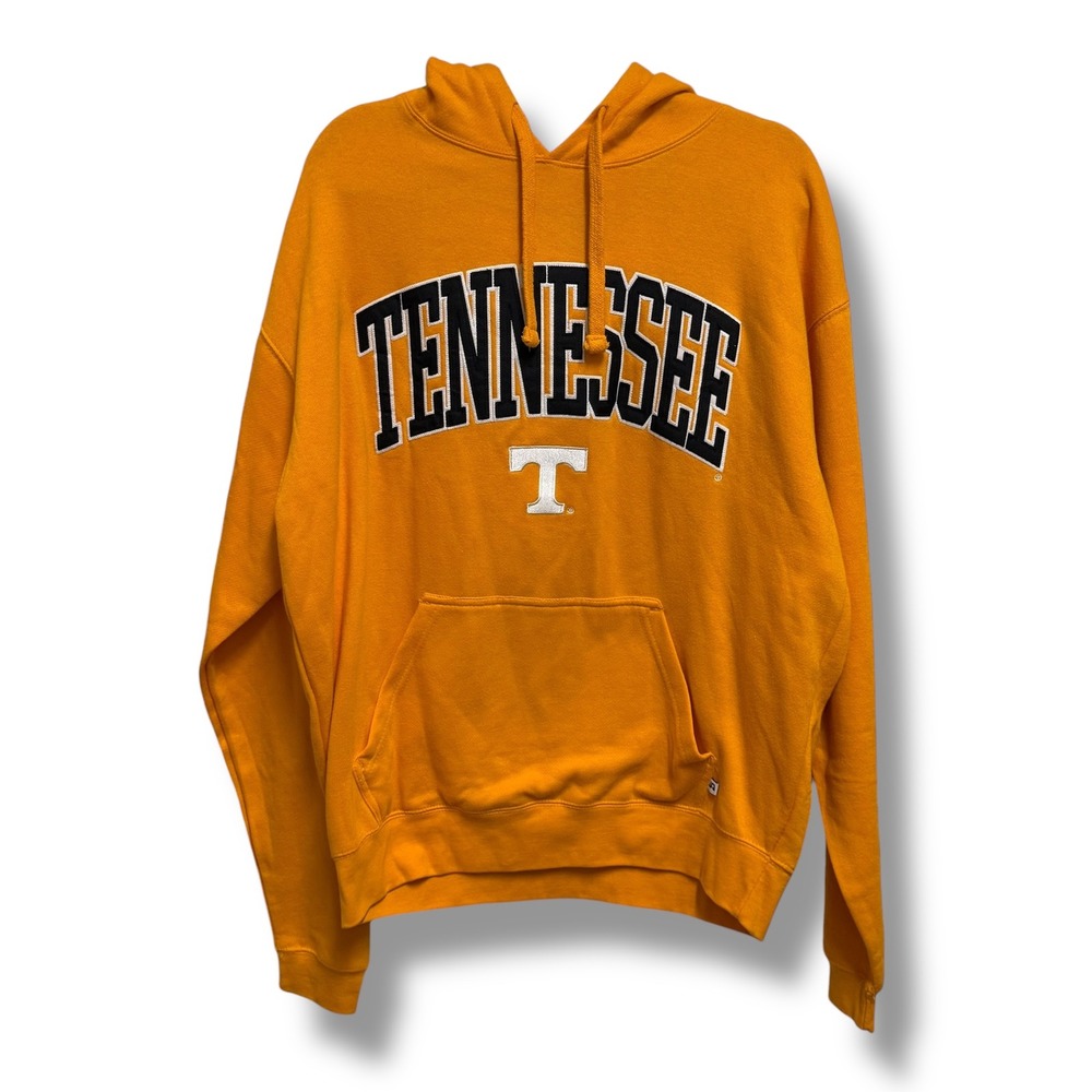 J. America Tennessee Volunteers NCAA Pullover Hoodie Orange Mens XL Power T Logo